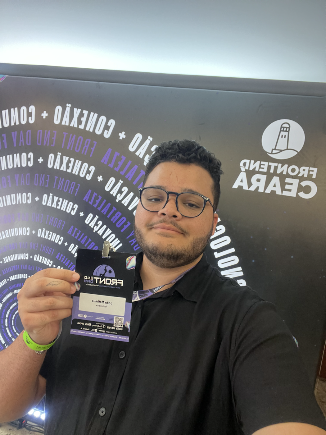 Segundo registro com credencial no Front End Day 2024