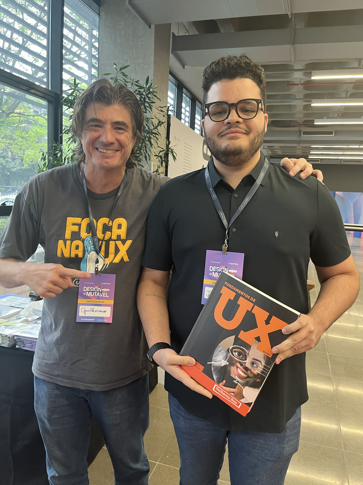 Registro de networking na UXConf BR